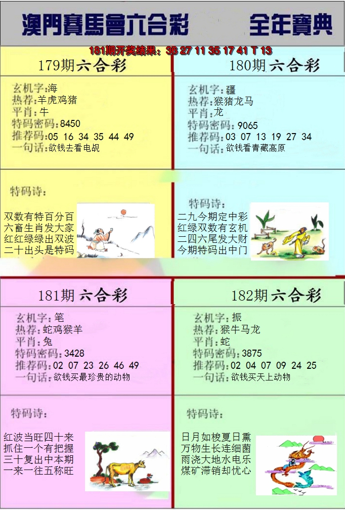 新澳彩182期:澳门挂牌宝典