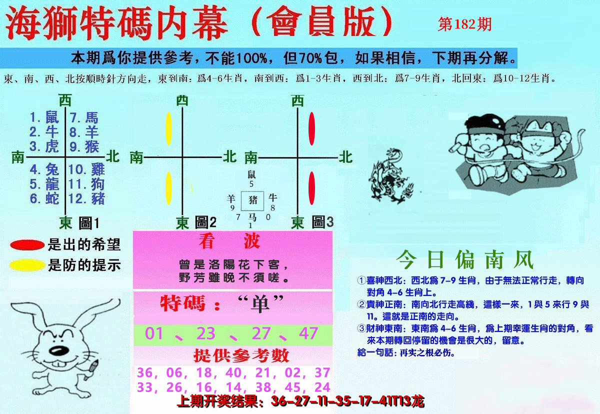 新澳彩182期:另版海狮特码内幕报