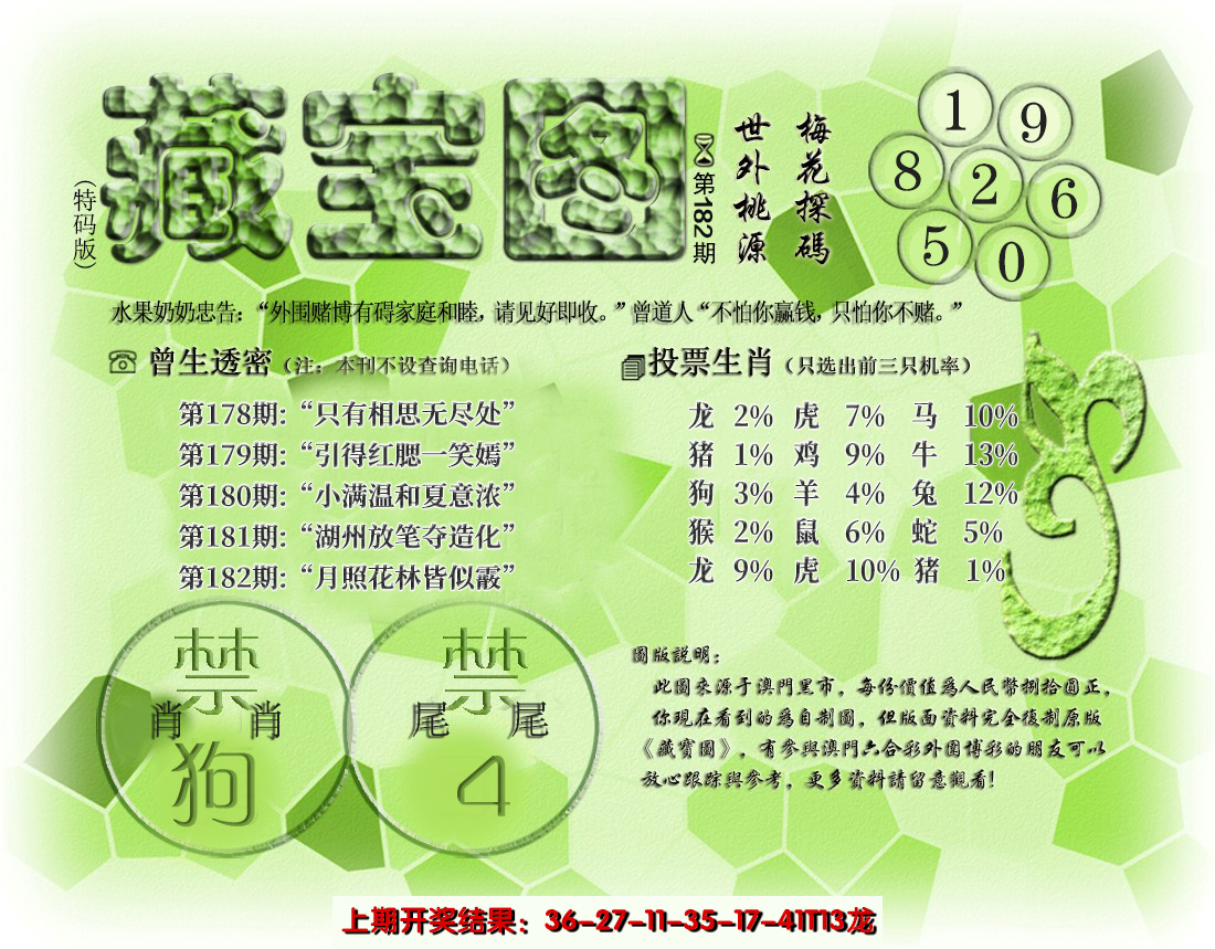 新澳彩182期:假老藏宝图