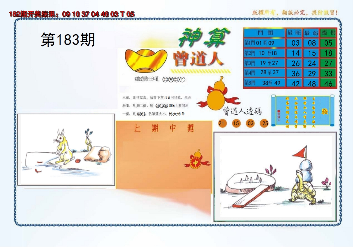 新澳彩183期:4-神算