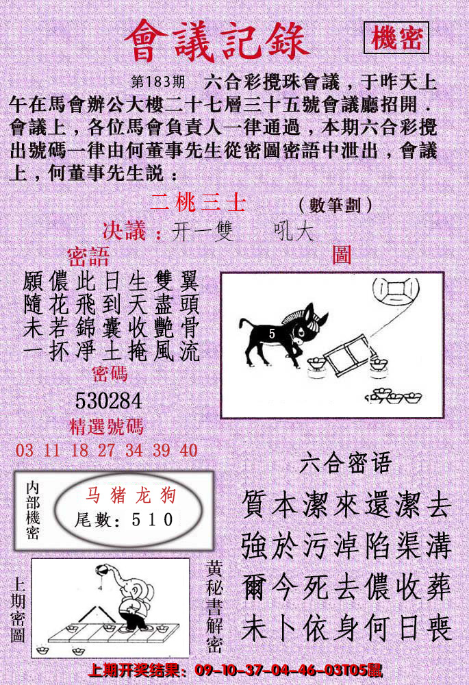 新澳彩183期:会议记录