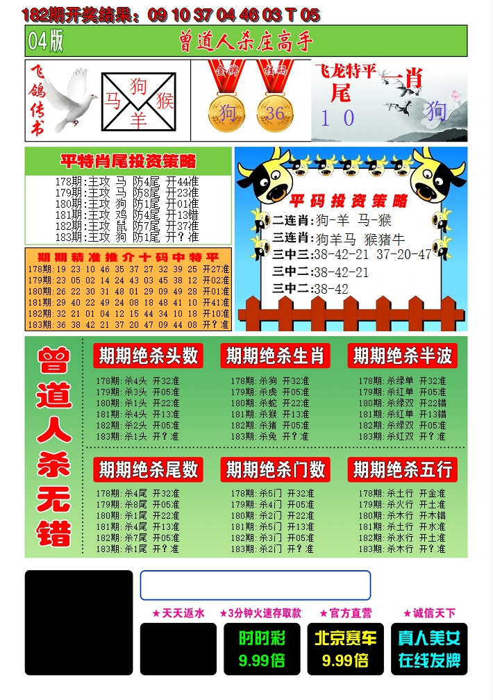 新澳彩183期:澳门期期准C