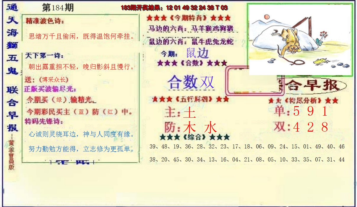 新澳彩184期:新联合早报