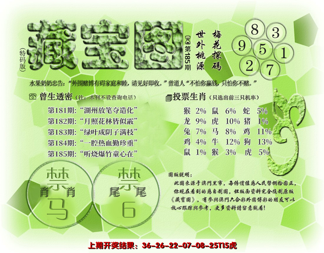 新澳彩185期:假老藏宝图