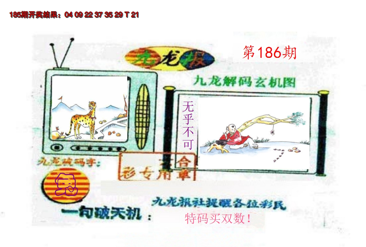 新澳彩186期:九龙报