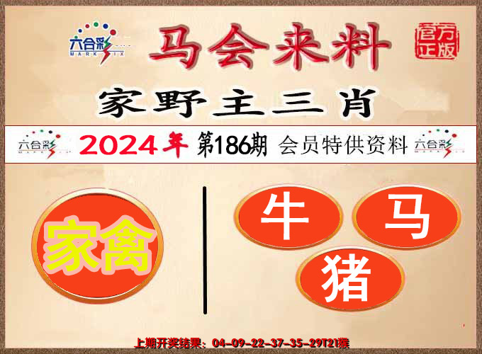 新澳彩186期:澳门来料