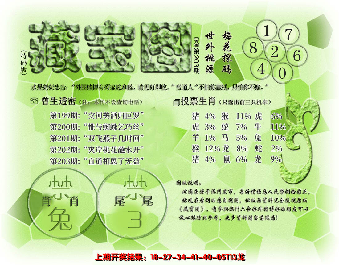 新澳彩203期:假老藏宝图