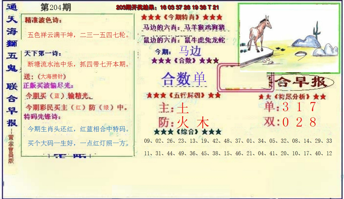 新澳彩204期:新联合早报