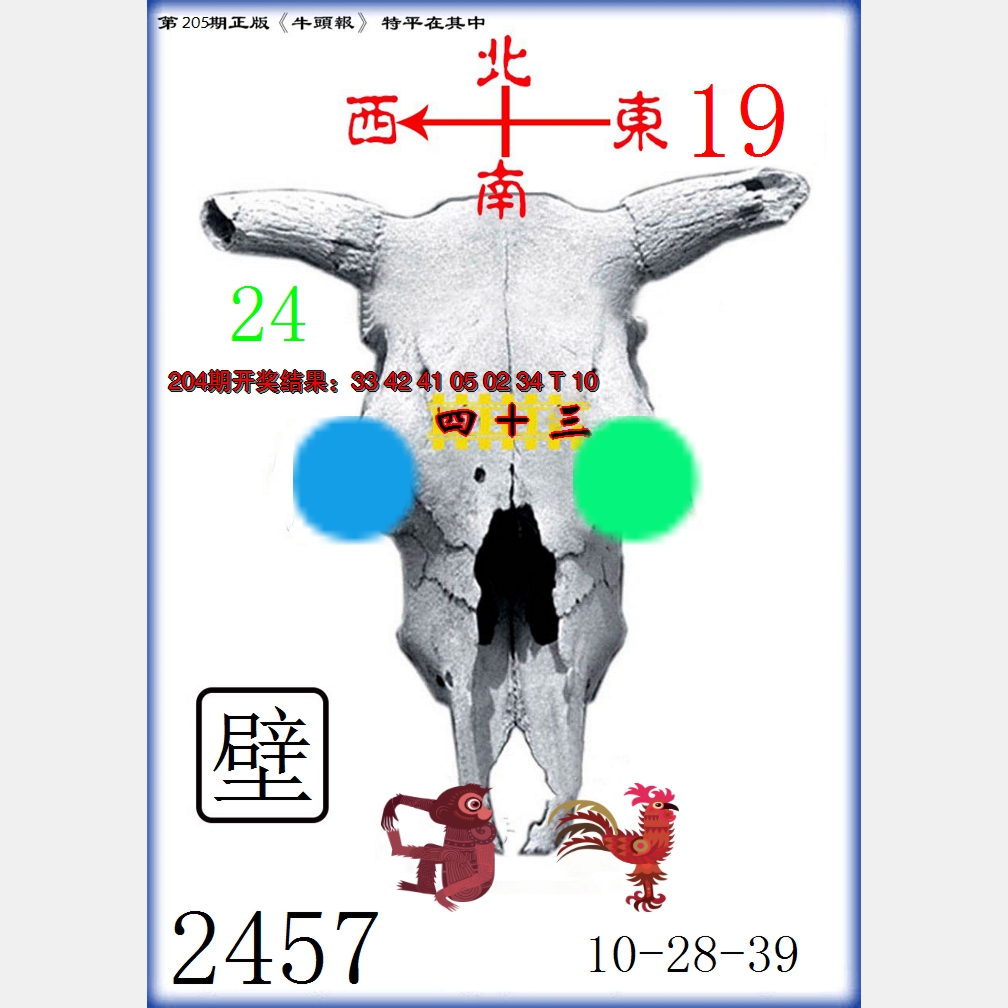 新澳彩205期:牛头报