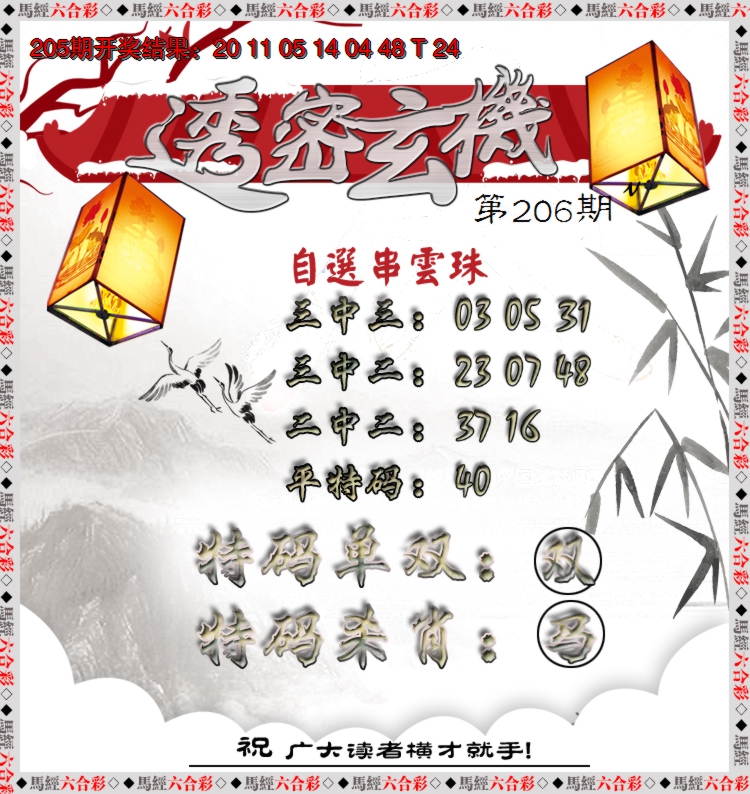 新澳彩206期:透密玄机