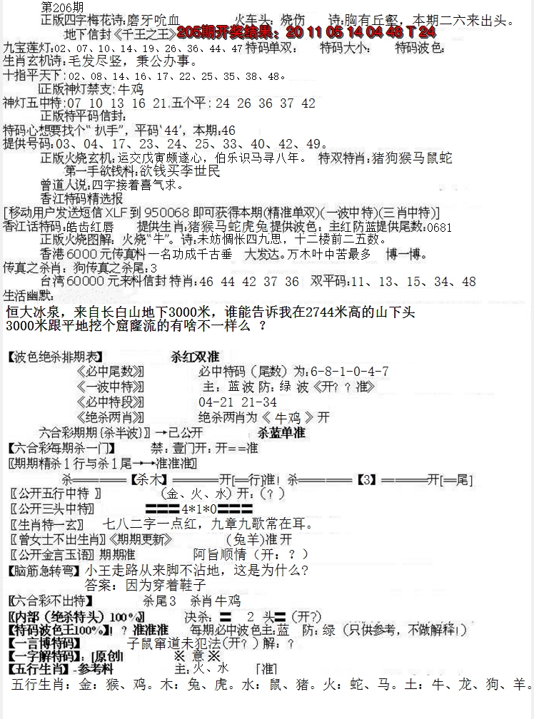 新澳彩206期:先锋总刚B