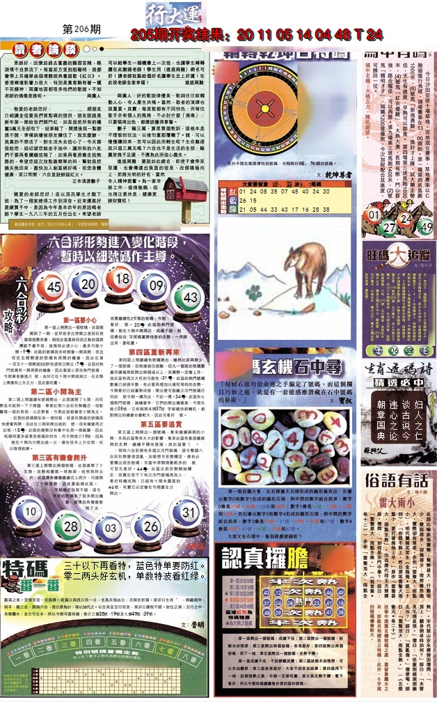 新澳彩206期:贴士皇B加大版