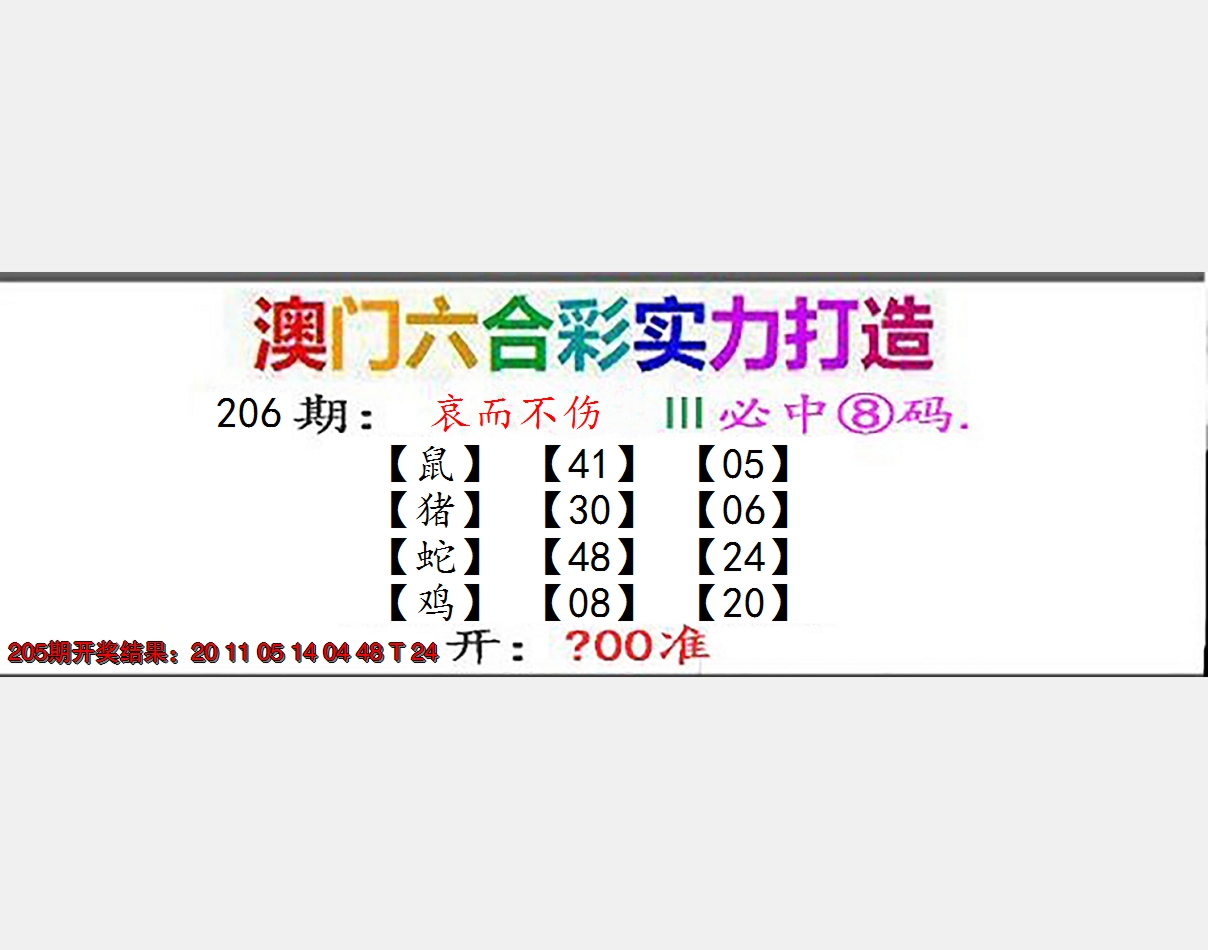 新澳彩206期:东成西就