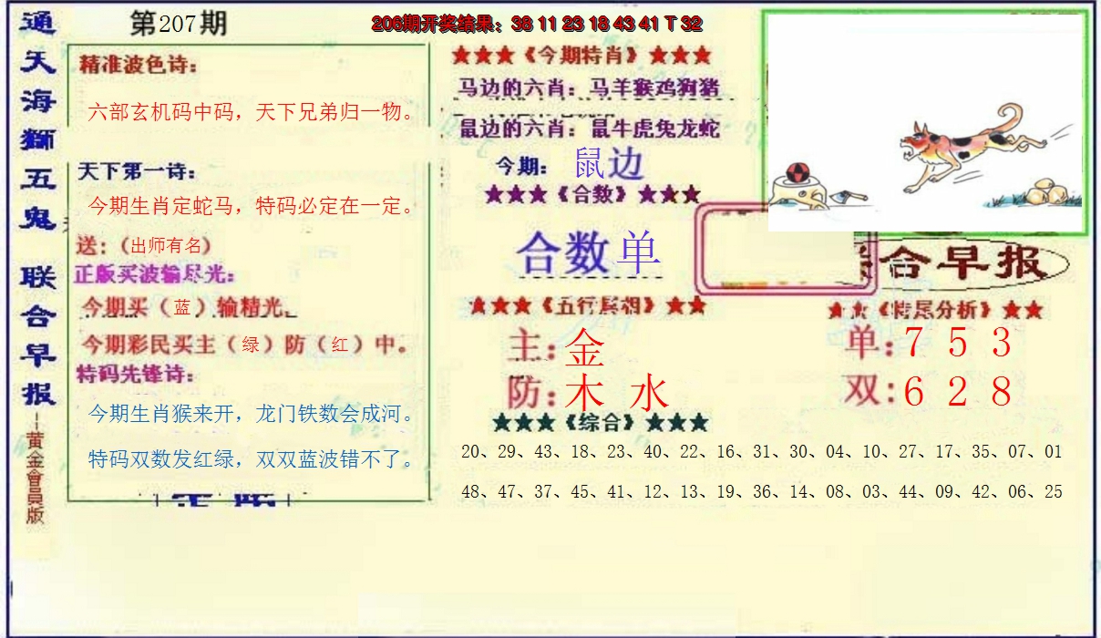 新澳彩207期:新联合早报