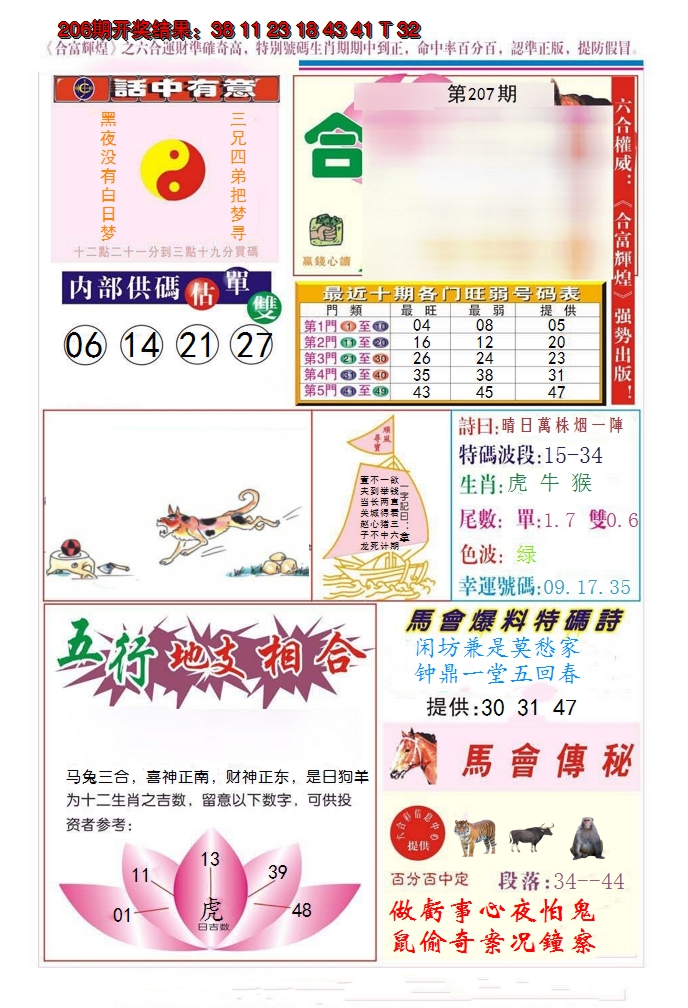 新澳彩207期:合富辉煌