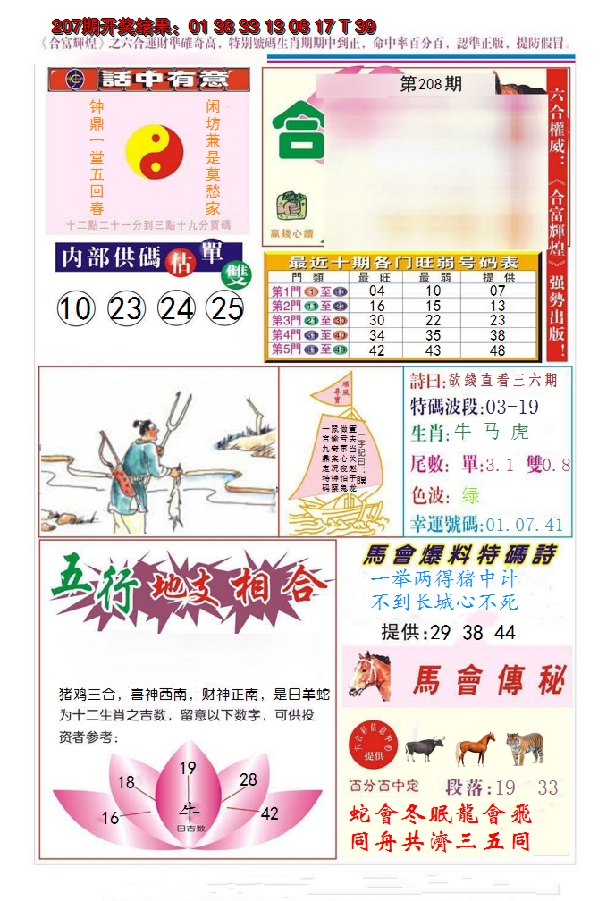 新澳彩208期:合富辉煌