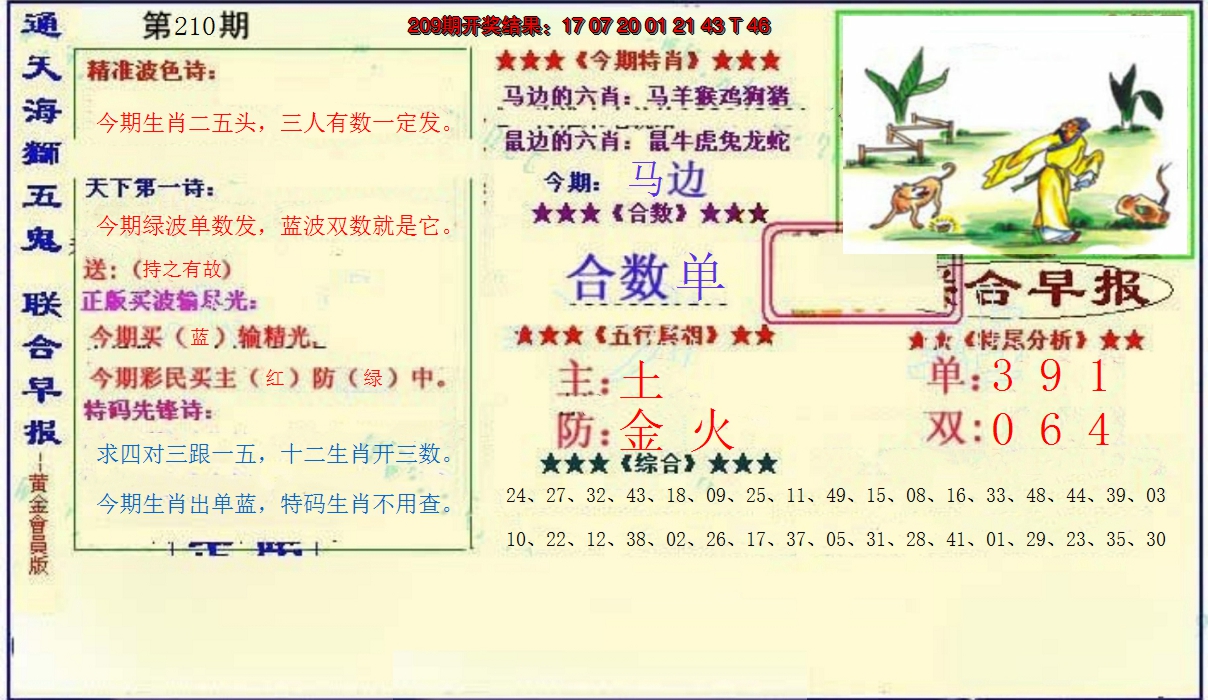 新澳彩210期:新联合早报