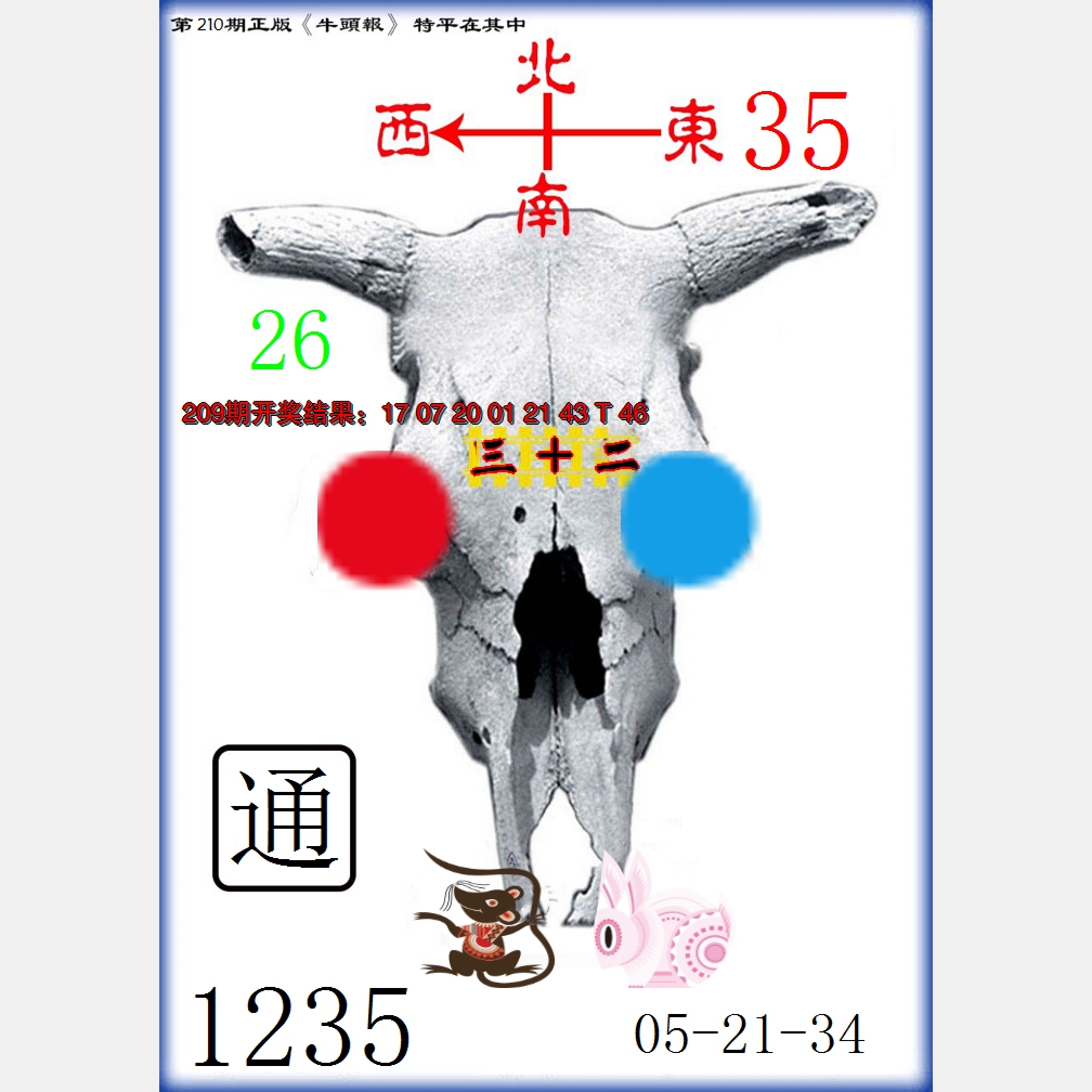 新澳彩210期:牛头报