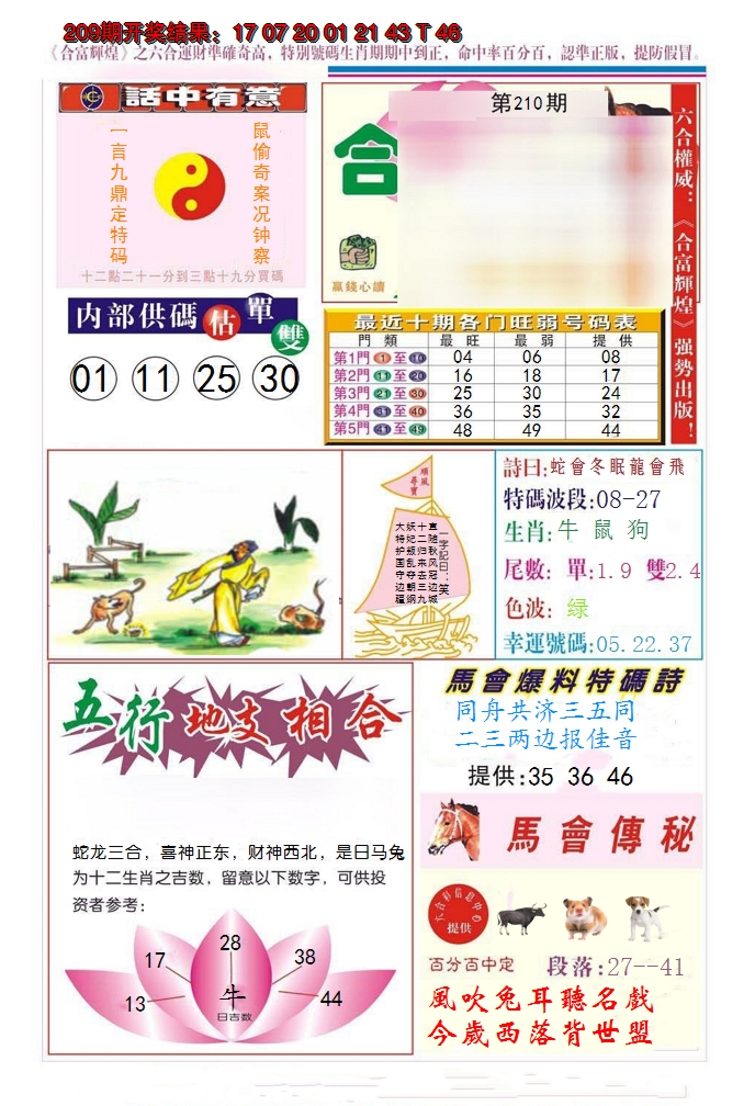 新澳彩210期:合富辉煌