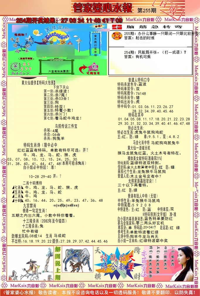 管家婆心水报B